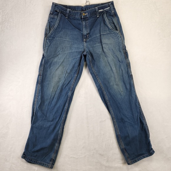 Carhartt Other - Carhartt FR Men's‎ Relaxed Fit Flame Resistant Carpenter Jeans Blue 33x32